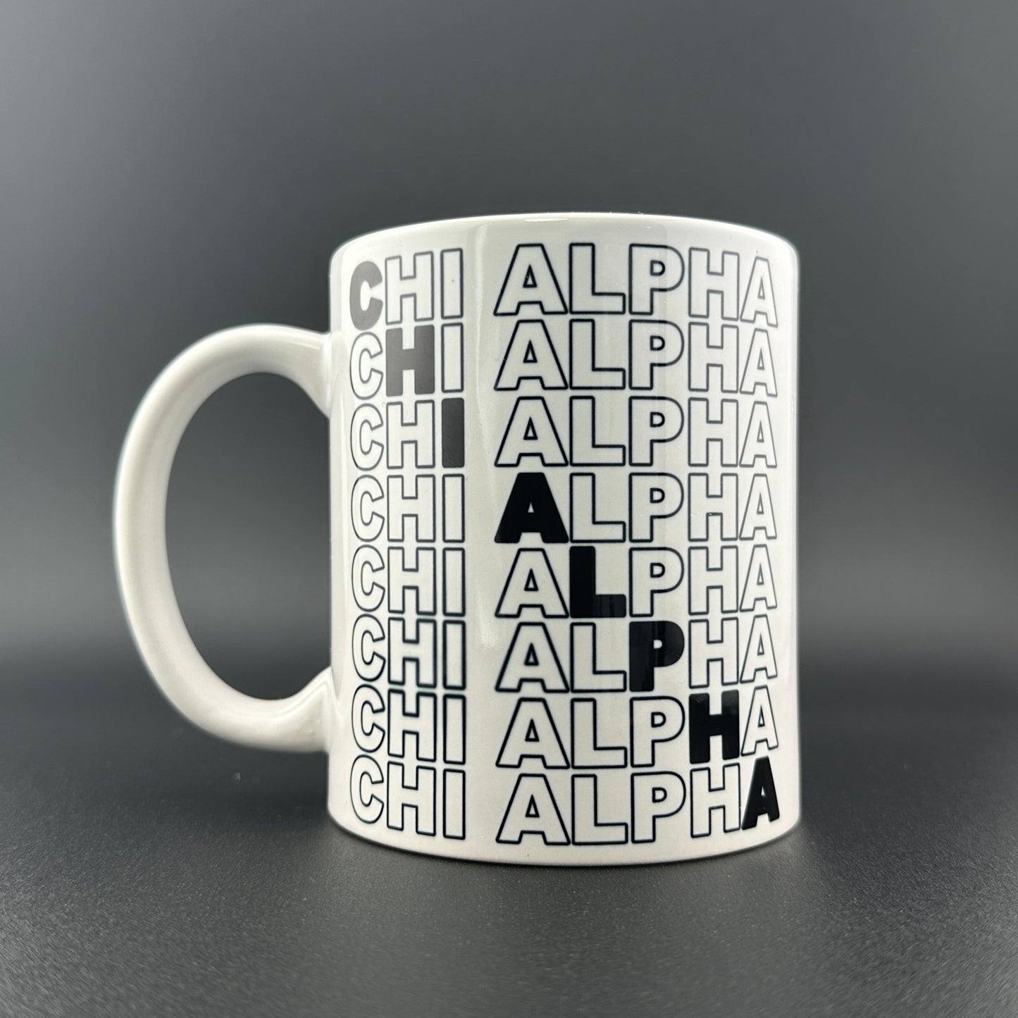 Chi Alpha Word Mug