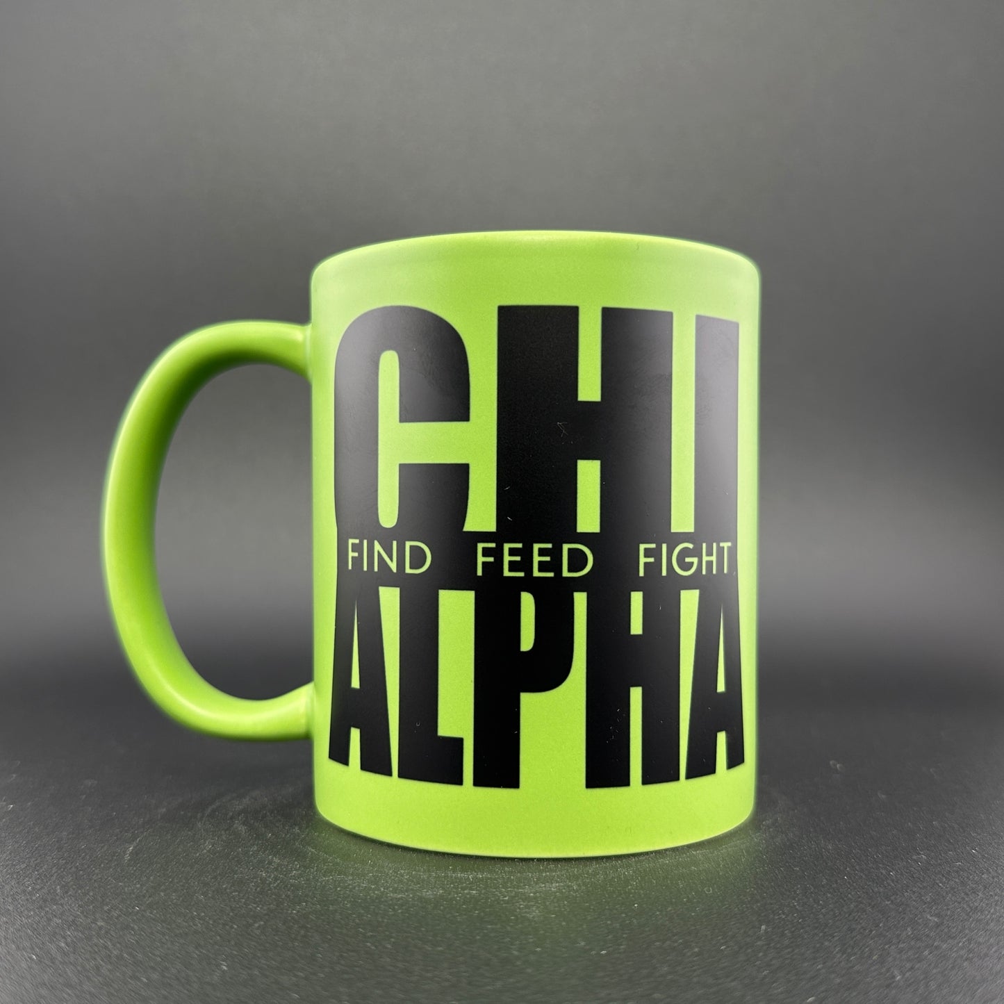 Chi Alpha - Find > Feed > Fight - Large Print Mug
