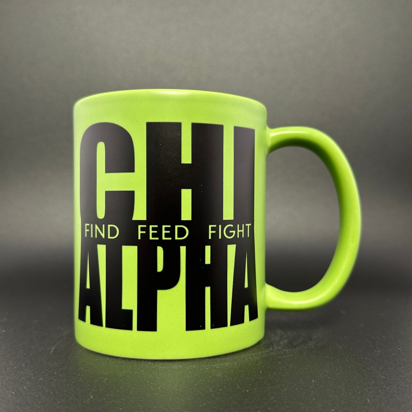 Chi Alpha - Find > Feed > Fight - Large Print Mug