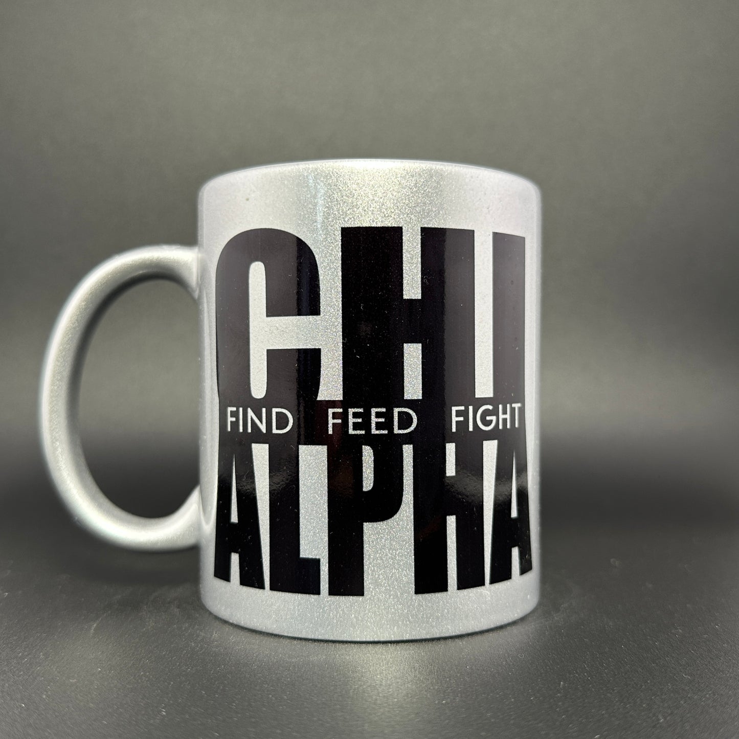 Chi Alpha - Find > Feed > Fight - Large Print Mug