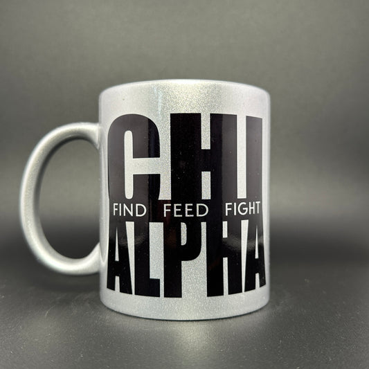 Chi Alpha - Find > Feed > Fight - Large Print Mug