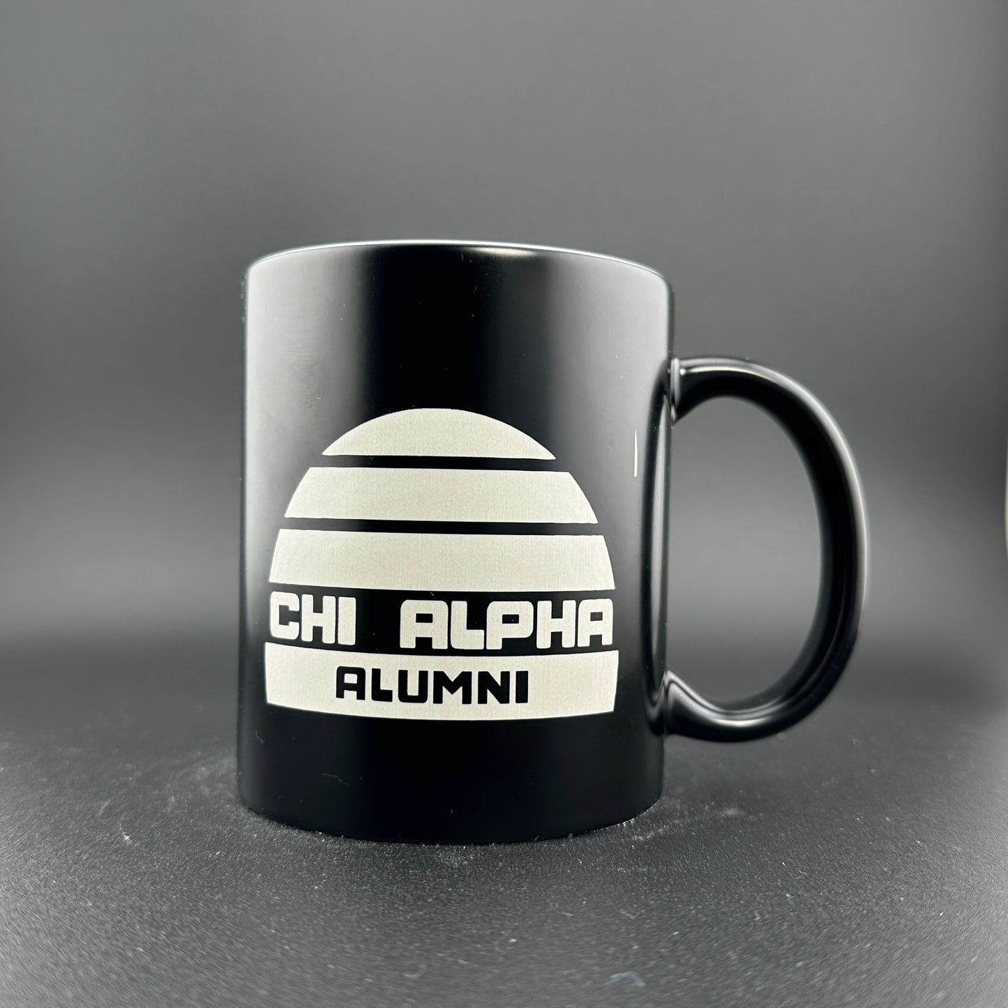 Engraved Chi Alpha Sunset Mug
