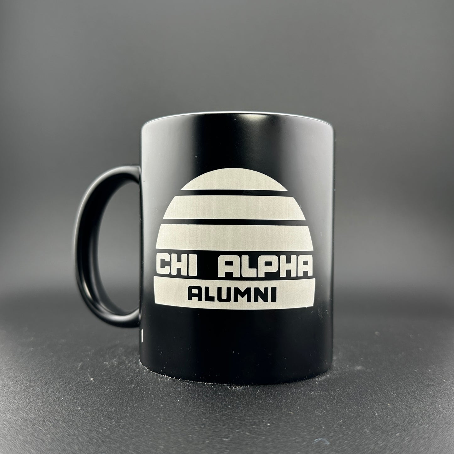 Engraved Chi Alpha Sunset Mug