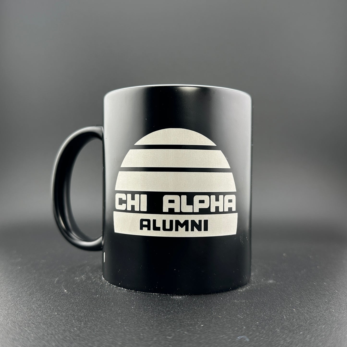 Engraved Chi Alpha Sunset Mug